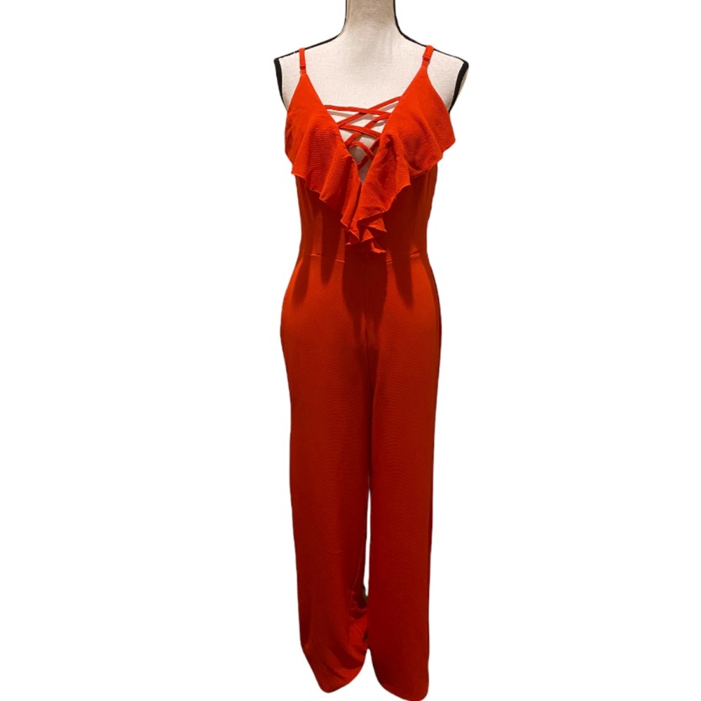 [ToxiK3] Sleeveless Ruffle Jumpsuit
